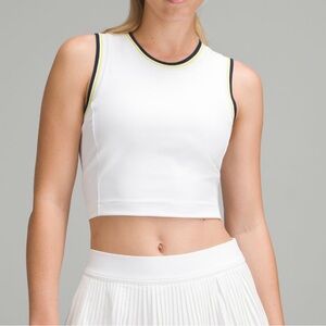 NWT Lululemon Varsity Scoop-Neck Cropped Tennis Tank